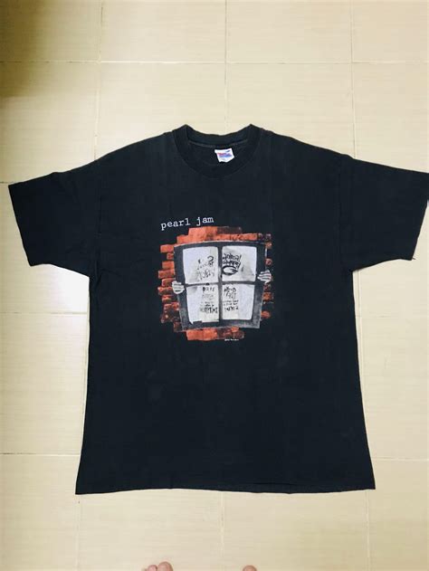 Pearl Jam Window Pain Men S Fashion Tops Sets Tshirts Polo