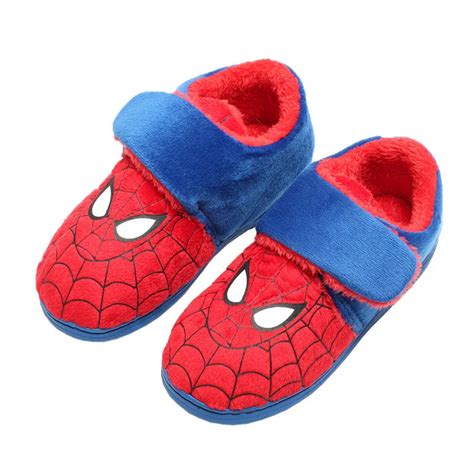 Spiderman Design Soft Slippers — Comfy Children Shoes