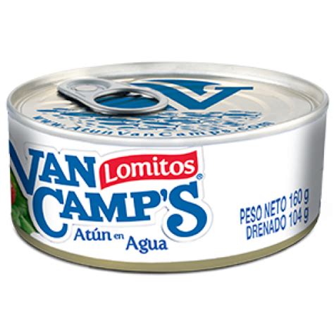 Lomitos Van camps atún en agua Lata X 160 Gramos