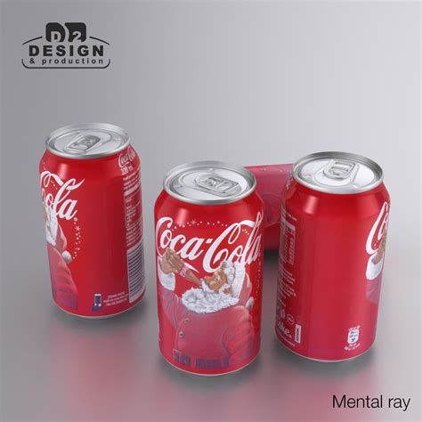 Bebida Lata Coca Cola Navidad Ml Modelo D Max Free D