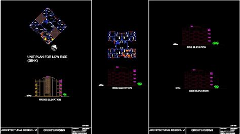 Group Housing Dwg Detail For Autocad Designs Cad