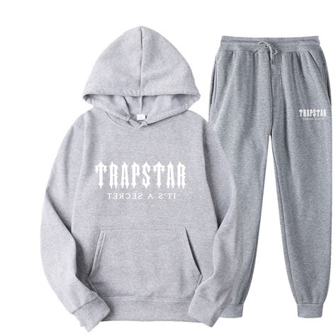 TRAPSTAR Carta Roupa Esportiva Impressa 8 Cores Conjunto Quente De Duas