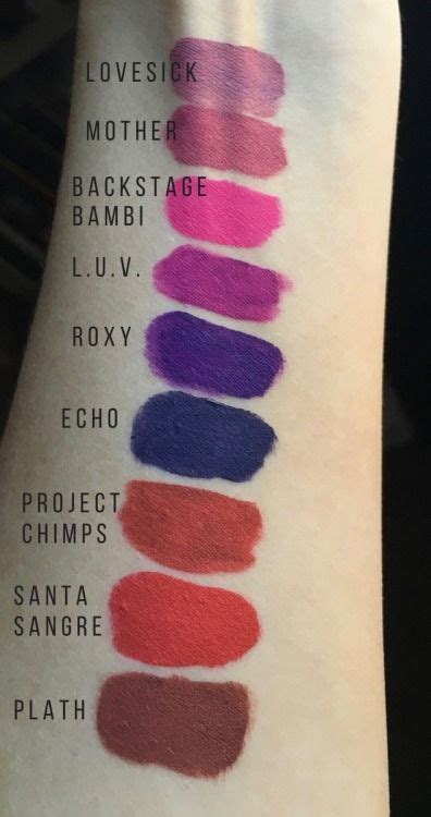 Kat Von D Everlasting Liquid Lipstick Swatches Kvd Beauty Cosmetics