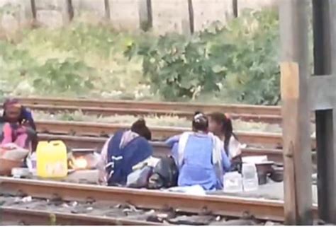 Video Of People Cooking Food On Train Tracks Goes Viral Indian