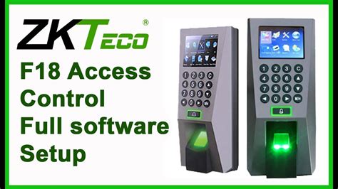 Zkteco F Full Software Configuration For Asa Technology Youtube