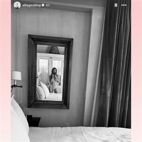 Ellie Goulding Goes Topless Shows Off Amazingly Shredded Bod In HOT Selfie Perez Hilton