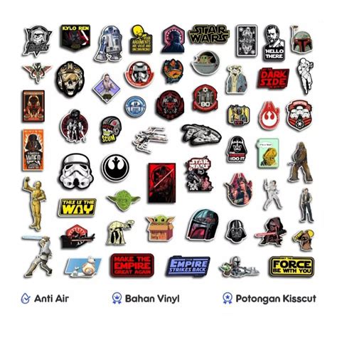 Jual Stiker Star Wars Pcs Random Shopee Indonesia