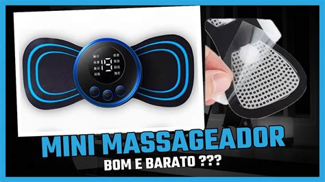 MINI MASSAGEADOR ELÉTRICO PORTÁTIL COMO FUNCIONA COMO USAR COMO LIGAR