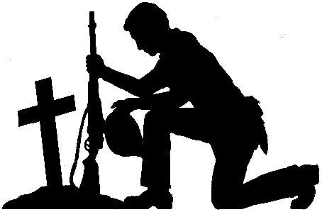 Kneeling Soldier Silhouette at GetDrawings | Free download