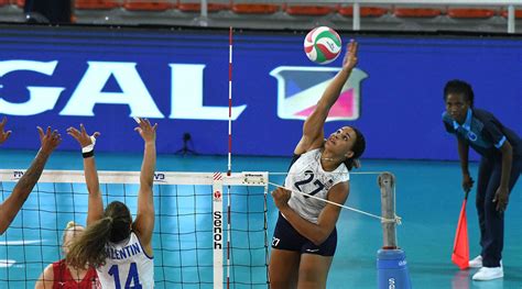 U S Women Fall To Puerto Rico At Pan Am Cup Final Six Usa Volleyball