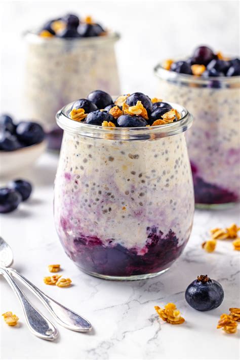 Blueberry Cheesecake Overnight Oats