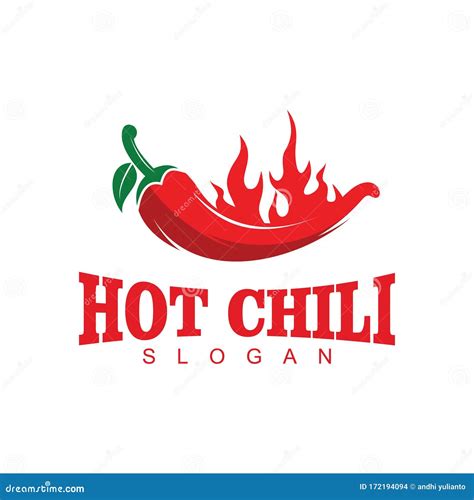 Flaming Red Hot Chili Vector Logo Design Concept Idea Stock Illustration Illustration Of Spicy