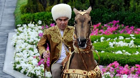 Turkmen President Wins Horse Race As Country Marks National Horse Day