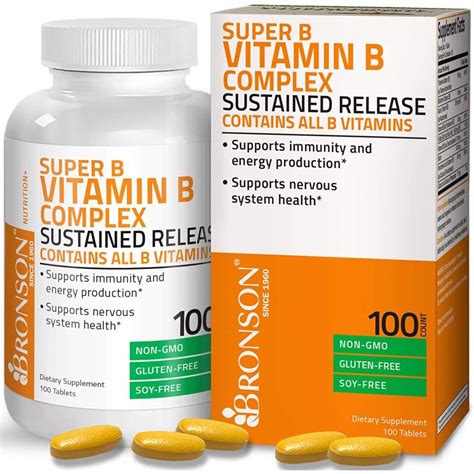 Jual Bronson Vitamin B Complex Sustained Release Super 100 Tablets