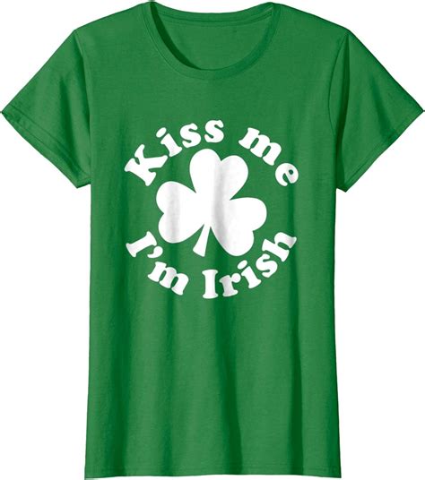 Amazon Kiss Me I M Irish St Patricks Day T Shirt Clothing Shoes