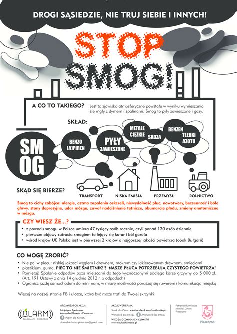 STOP SMOG Akcja Edukacyjna Alarmu Dla Klimatu Oficjalna Strona