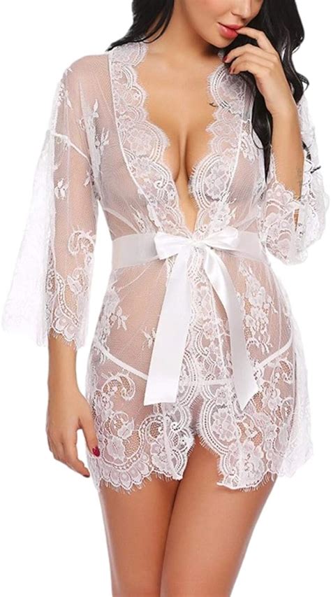 Femme Ensemble Lingerie Sexy Dentelle Erothique Nuisette Grande Taille