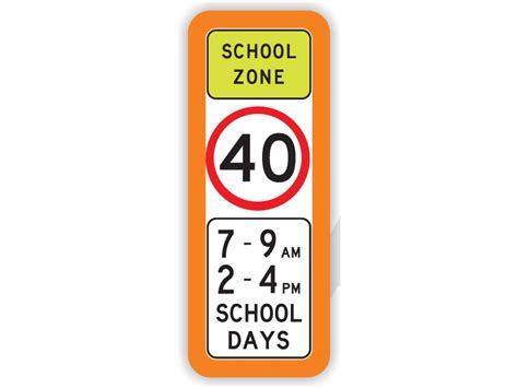 School Zone Sign Clip Art