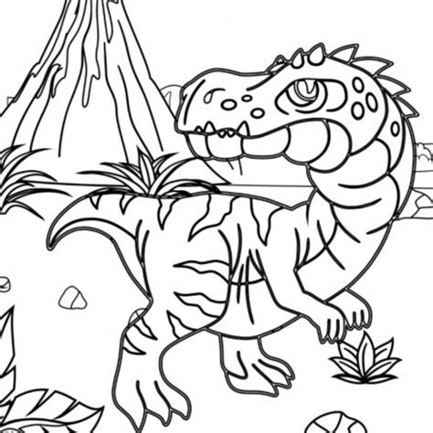 Giganotosaurus coloring pages - Dinosaur Coloring Pages