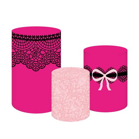 Kit Capa Painel Redondo Trio de Cilindro Chá de Lingerie Elo