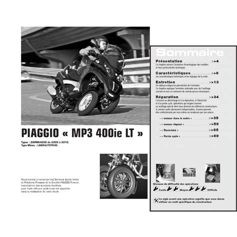 Revue Moto Technique Piaggio Mp Lt Et Yamaha Xj Etai