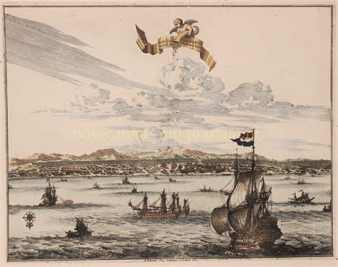 Oude Gravure Ambon E Eeuw Voc Antieke Prent Molukken