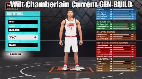 NBA 2K23 Wilt Chamberlain BUILD YouTube