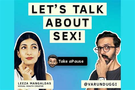 Sex Educator Leeza Mangaldas Talks About Intimacy In Podcast Of Take A