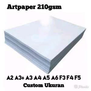 Jual Stars Kertas Brosur Artpaper Gsm A A A A Double Folio F F