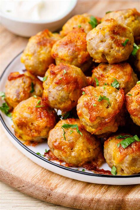 How To Make The Most Addictive Cheesy Keto Sausage Balls Keto Pots