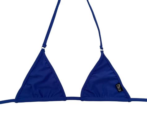 Ultramarine Blue Mini Bikini Top Micro Gigi