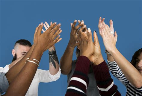 Diverse People Clapping Hands Friendship Premium Photo Rawpixel