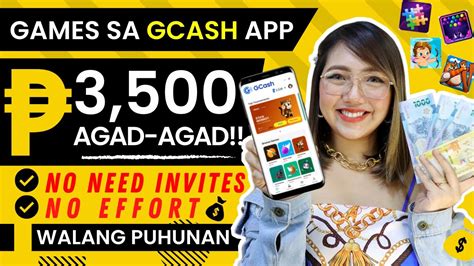 GAMES SA GCASH APP P3 500 AGAD NO NEED INVITES WALANG PUHUNAN 100