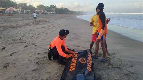 Wisawatan Domestik Yang Terseret Arus Di Pantai Legian Sejak 3 Hari