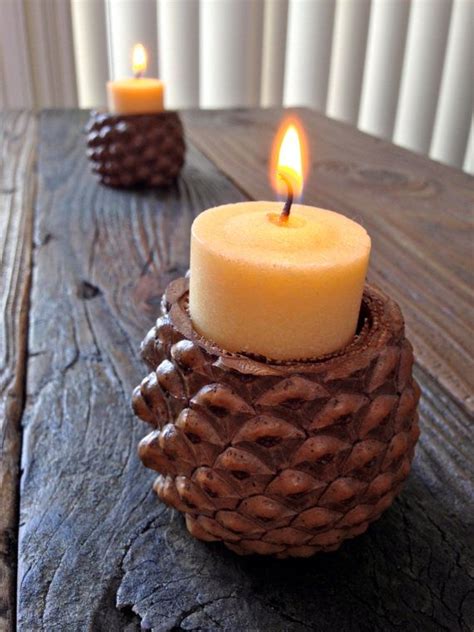 Pine Cone Tealight Candle Holder Tea Lights Tealight Candle Holders