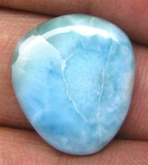 Pietra Preziosa Sciolta Naturale Larimar Cabochon A Forma Fantasia Da