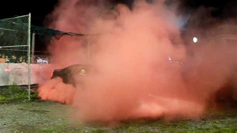 2003 Mustang Cobra Burnout W Red Tires At Shredd And Ragan Cruise Night