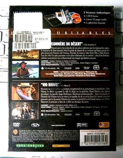 Coffret Dvd La Prisonniere Du Desert Rio Bravo Sous Blister J