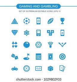 Gaming Icons Set Vector Stock Vector Royalty Free