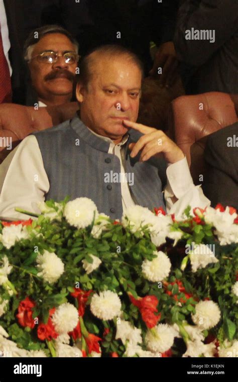 Pakistani Former Prime Minister Mian Mohammad Nawaz Sharif Addressing