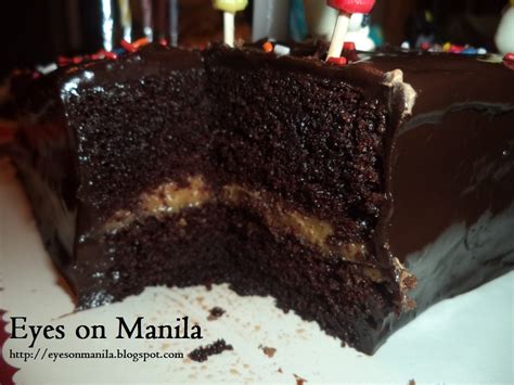 Chocolate Cake With Custard Filling