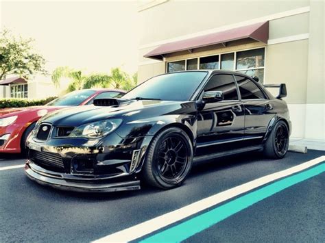 Murdered Out 07 Subaru Cars 2007 Subaru Wrx Sti Jdm Subaru