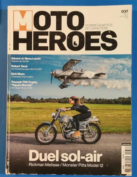 MAGAZINE MOTO HEROES Juillet Aout Septembre 2021 N 37 EUR 4 00