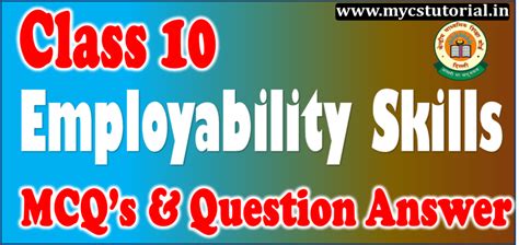 Employability Skills Class Questions And Answers Pdf Archives