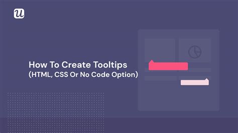 How To Create A Tooltip With Html Css Or No Code Easy