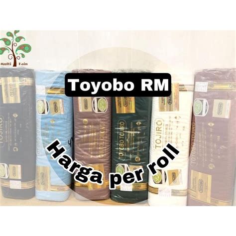 Jual Multi Kain Katun Cotton Toyobo Royal Mix Rm Exclusive Harga Per