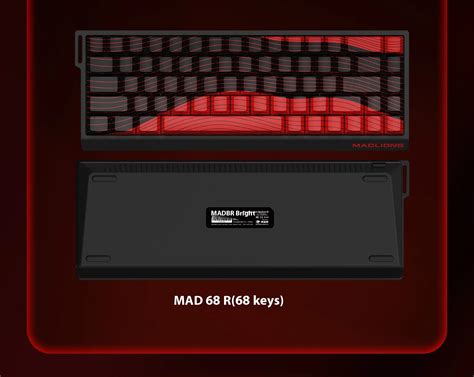 Madcatz Mad He Wired Magnetic Keyboard Hot Swappable Rgb Gasket Custom Gaming Keyboard