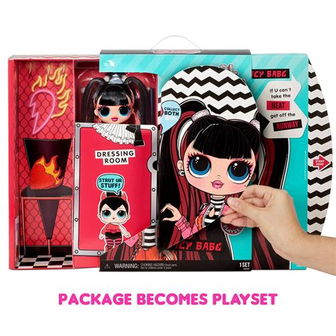 Lol Surprise Omg Spicy Babe Fashion Doll Dress Up Doll Set With 20