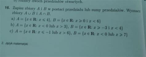 Prosze Na Szybko Mam Zadanie Na Jutro Plss Brainly Pl