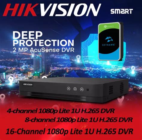 Hikvision Dvr P Full Hd Hdmi Ch Ch Ch Cctv Security Camera